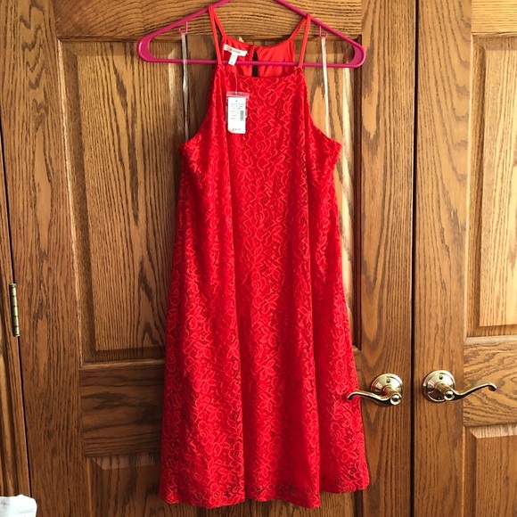 Maurices | Dresses | Maurices Red Lace Dress | Poshmark